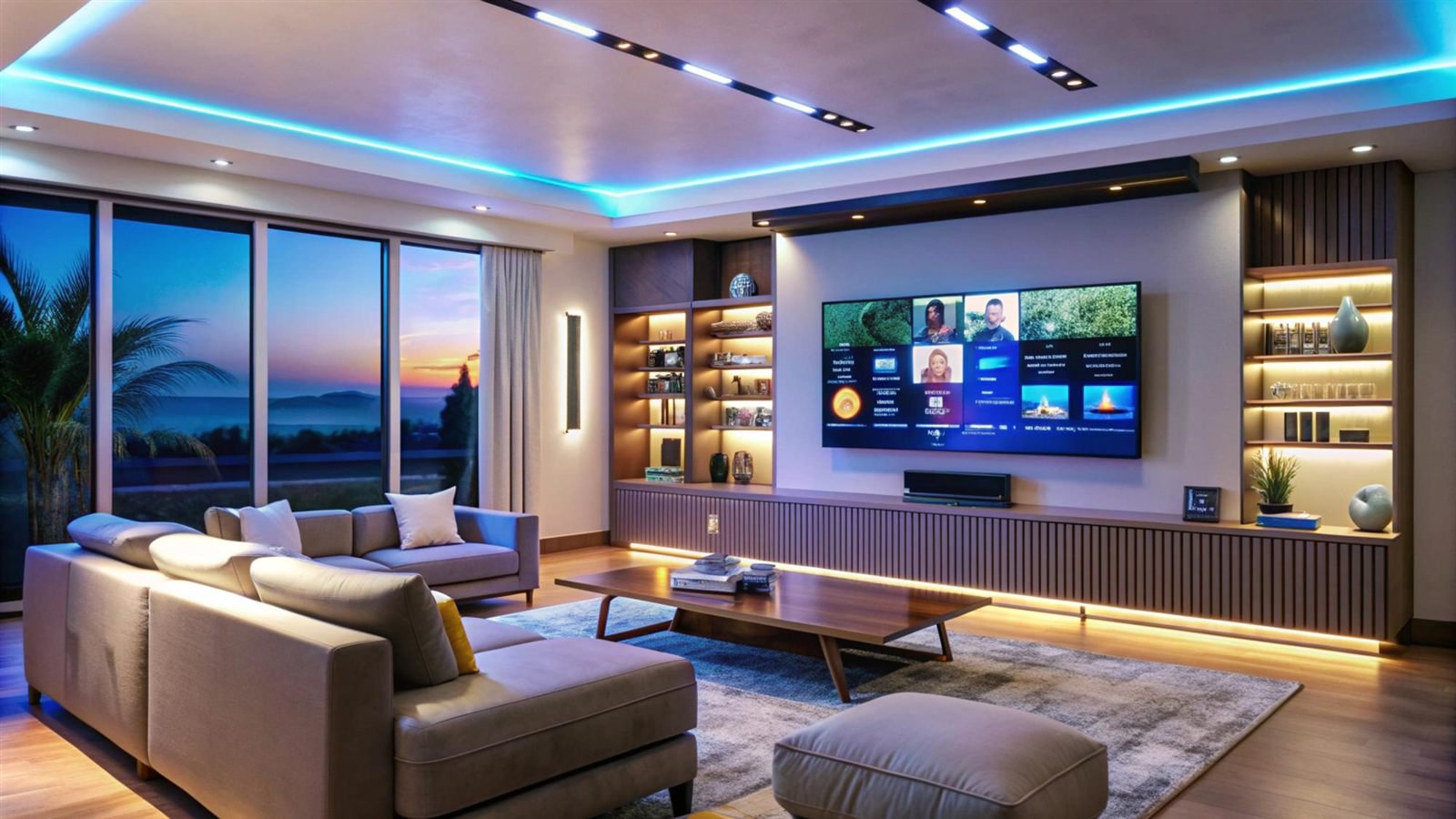 Luxury villa smart home automation project in Gurgaon