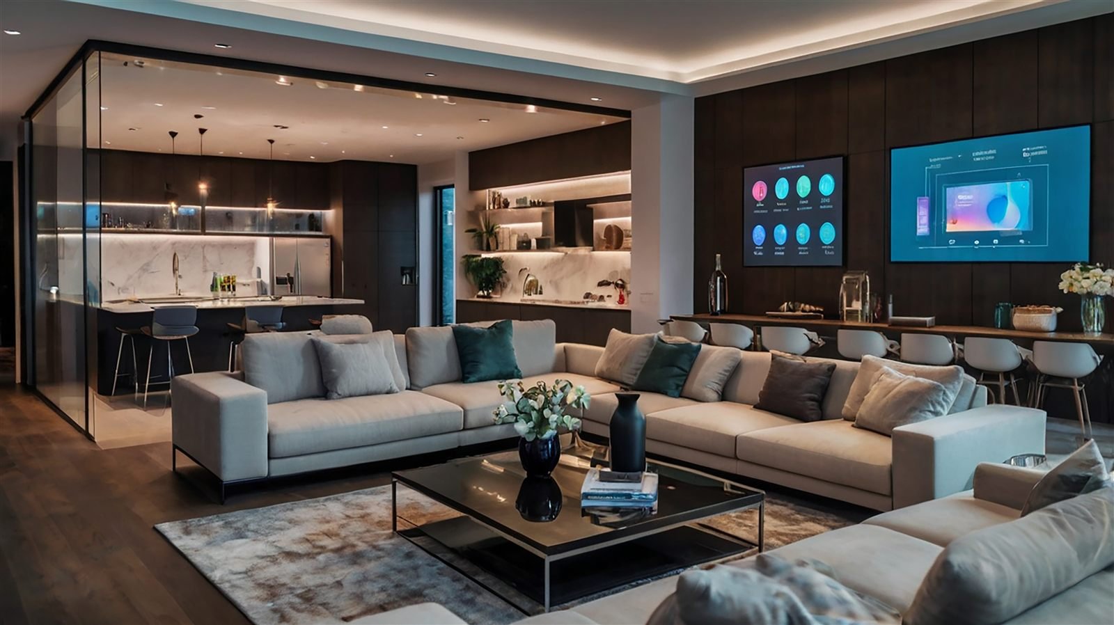 Apartment smart home control project in Delhi NCR